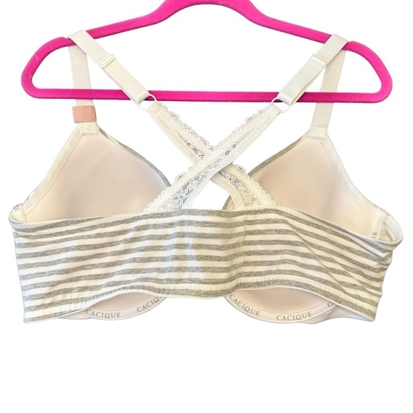 Cacique Front Close Lightly Lined Tshirt Bra 44D - Picture 2 of 5